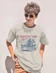 Zach Bryan The Quittin Time Tour Merch Tshirt