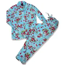 Nick & Nora Vintage Strawberry Kiss Pajamas
