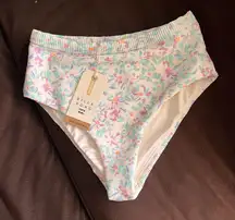 NWT Billabong Hi Retro floral full coverage bikini bottoms