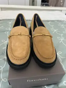 Franco Sarto Suede Loafers 
