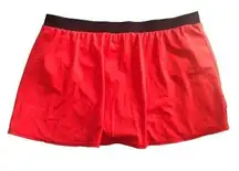 Swim By Cacique Red Swim Skirt Attached Panty Sz. 18 Red Pull On Summer Beach