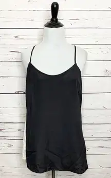 J.Crew NWT  Black & White Color Block Side Stripe Dressy Tank Top Size 6 Small