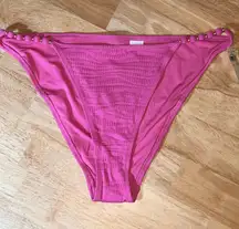 Large   Women's Pink  Bikini Bottoms BNWTS $29.95