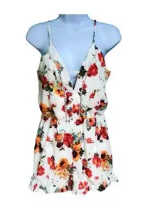 Floral Ruffle Romper