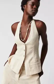 Free People‎ Take Me to Paris Vest NWT Large
