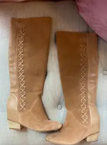 Suede Knee High Boots