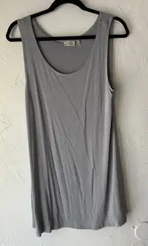 Logo Womens Medium Sleeveless Scoop Neck Rayon‎ Blend Layering Tunic Top Casual