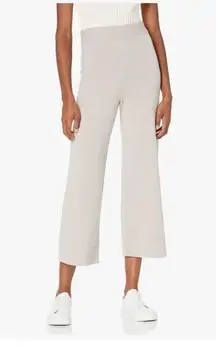 The Drop Womens Bernadette Pull-On Loose-Fit Knit Cropped Sweater Pant gray 3X