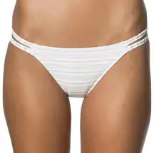 O’Neill Bikini Bottom XL Striped Beige White Strap