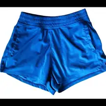 Oakley Regular Fit Running Track Shorts with Pockets Medium M Blue Outdoors