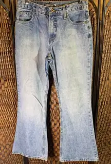 Vintage Y2K Flare 100% Cotton Canyon River Blues Jeans Size 7 Short