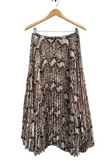 Loyd/Ford Palm Springs Two Tone Animal Snake Print Maxi Skirt NWOT Large