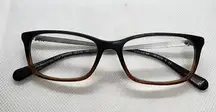 Coach  Black Amber Glitter Gradient Prescription Glasses Frames