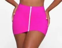 Sporty Zipper Mini Skirt NWT M