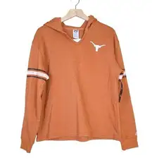 Texas Longhorn Womens Medium V Neck Hoodie in Orange NEW