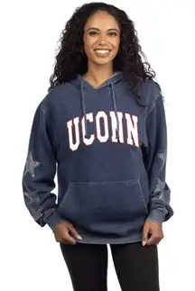 Chicka-D UCONN University of Connecticut Pullover Sweater Sweatshirt Size Large
