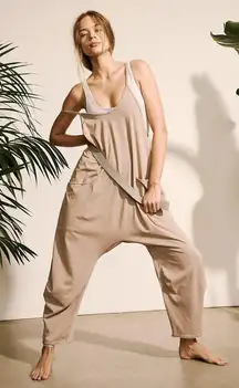 Free People Hot Shot Onesie Mocha Latte