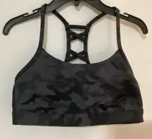 All In Motion Camo Sports Bra Small