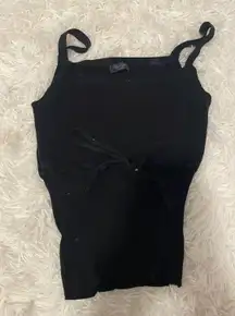 John Galt Knit Cinched Waist Top