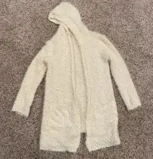 Poof cardigan kids large/women small