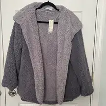 Urban Outfitters Purple Sherpa Jacket