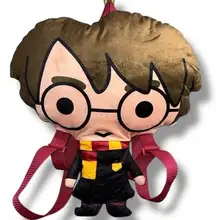 Wizarding World of Harry Potter plush backpack and adjustable straps back pocket