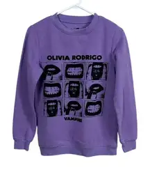 Olivia Rodrigo Vampire Purple Sweatshirt size XS