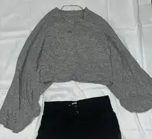 Rue 21 Crop Sweater Grey