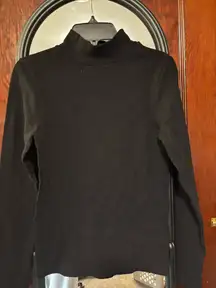 Black Turtleneck Top