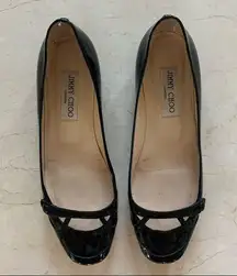 Jimmy Choo Patent Leather Flats Sz 37 / US 7