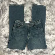 classic bootcut dark wash wrangler jeans