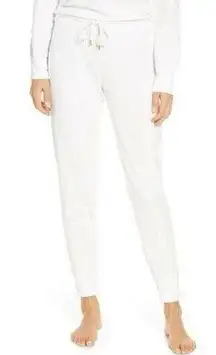 NEW Rachel Parcell Women Size Small White Fleece Jogger Sweatpants