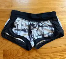 Rip curl black and white swim shorts