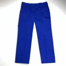 Vineyard Vines Cobalt Blue Ankle Mid Rise Cotton Stretch Chino Pant Size 6