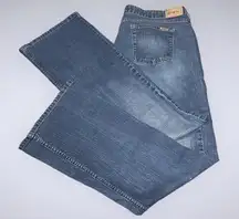 Levi Strauss Signature Stretch Low Rise Bootcut High Waist Misses Jeans Sz 16