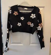 LA Hearts Cropped Sweater