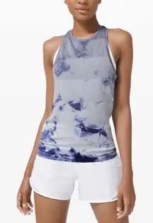 LULULEMON- Swiftly Tech Tank Wash Shibori Stripe Midnight Orchid Size 4