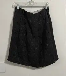 Gerard Darel Charcoal A-Line Skirt