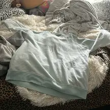 Teal American Eagle crewneck