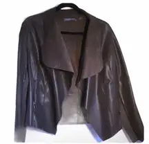 BAGATELLE JACKET Brown VEGAN LEATHER size …