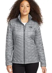 Northface Women's ThermoBall Full Zip Grey Jacket Small