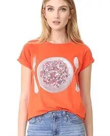 Wildfox  Disco Snack Roadtrip Tee Shirt Top