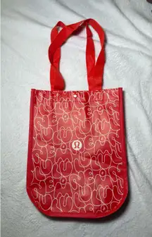 Lululemon Shopper Tote Bag small red