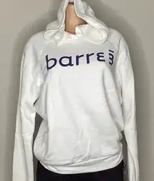 New. Barre 3 white hoodie. Small. Retails $65