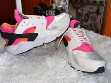 Nike Air Huarache Run White Pink Pow Women's Size 8.5 634835-102