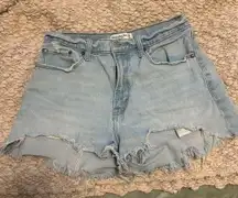 Abercrombie & Fitch Abercrombie Curve Love Jean Shorts