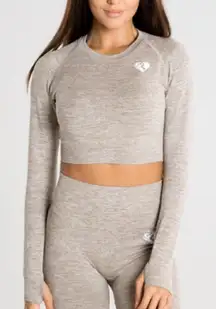 Women’s Best Move Seamless Long Sleeve Crop Top Women’s XL