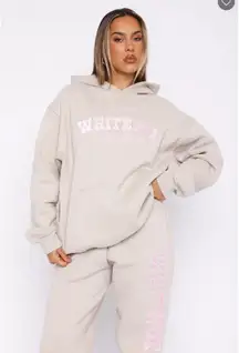 White Fox Capsule 9 Catch A Vibe Oversized Hoodie Moon