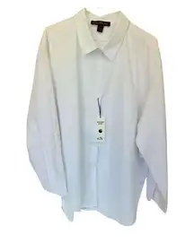 Gloria Vanderbilt Amanda Womens Long Sleeve Regular Fit Button-Down Shirt XL NWT
