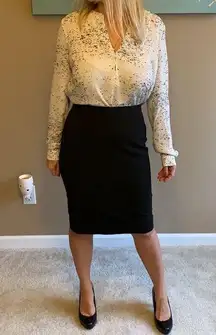 Ann Taylor Black pencil skirt